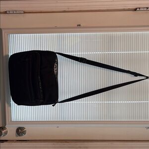 Vera Bradley Black Crossbody Bag Sleek Minimalist Design